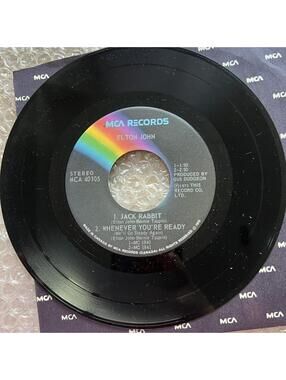 Elton John - Saturday Night's Alright/Jack Rabbit 45rpm VG+ R25